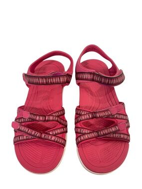 RYKA Savannah Women's Pink Strappy Comfort Sandals Shoes